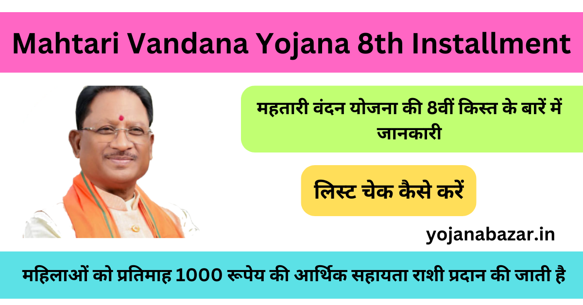 Mahtari Vandana Yojana 8th Installment