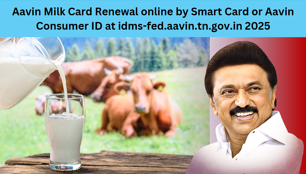 Aavin Milk Card Renewal