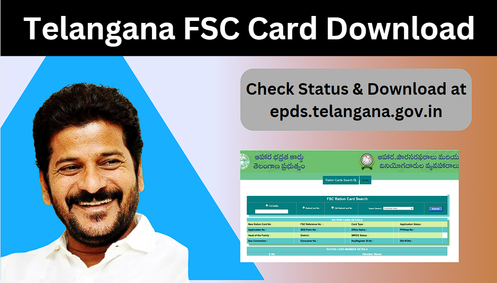 Telangana FSC Card Download