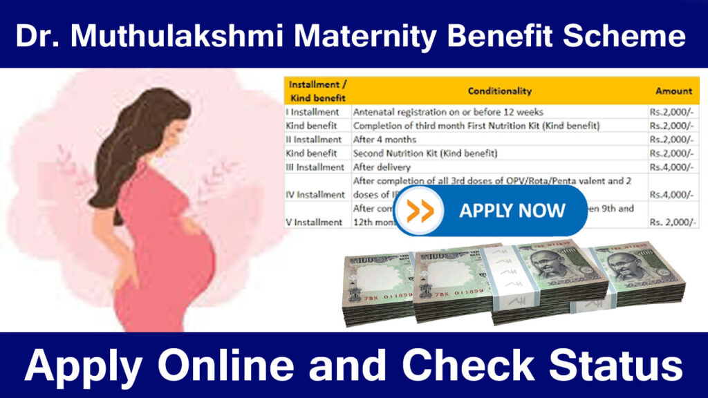Dr.Muthulakshmi Maternity Benefit Scheme 2025: Application Form Download | Check Status