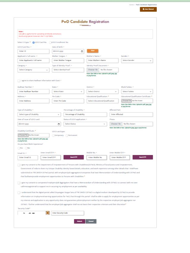 Registration Form