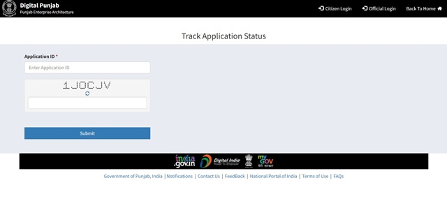 Check Application Status