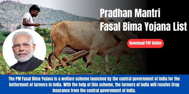 Pradhan Mantri Fasal Bima Yojana List 2025: Download PDF Online Easily