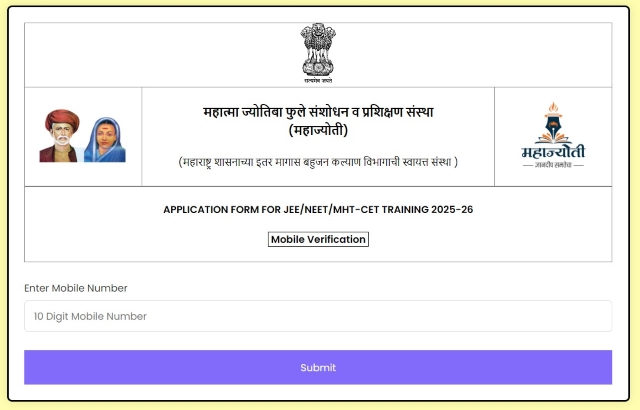 Mahajyoti Tab Registration Portal