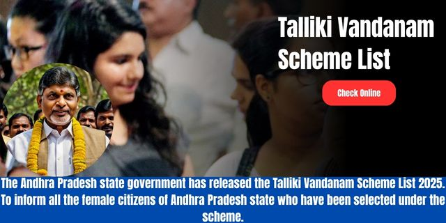 Talliki Vandanam Scheme List 2025
