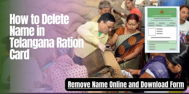 How to Delete Name in Telangana Ration Card 2025