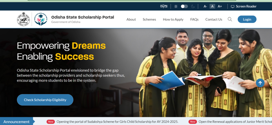 How to Apply Online for Godabarisha Vidyarthi Protsahana Yojana