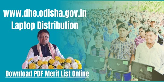 www.dhe.odisha.gov.in Laptop Distribution